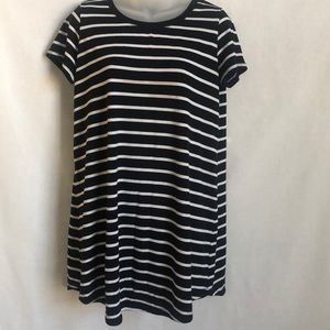 Black and White Striped Dress